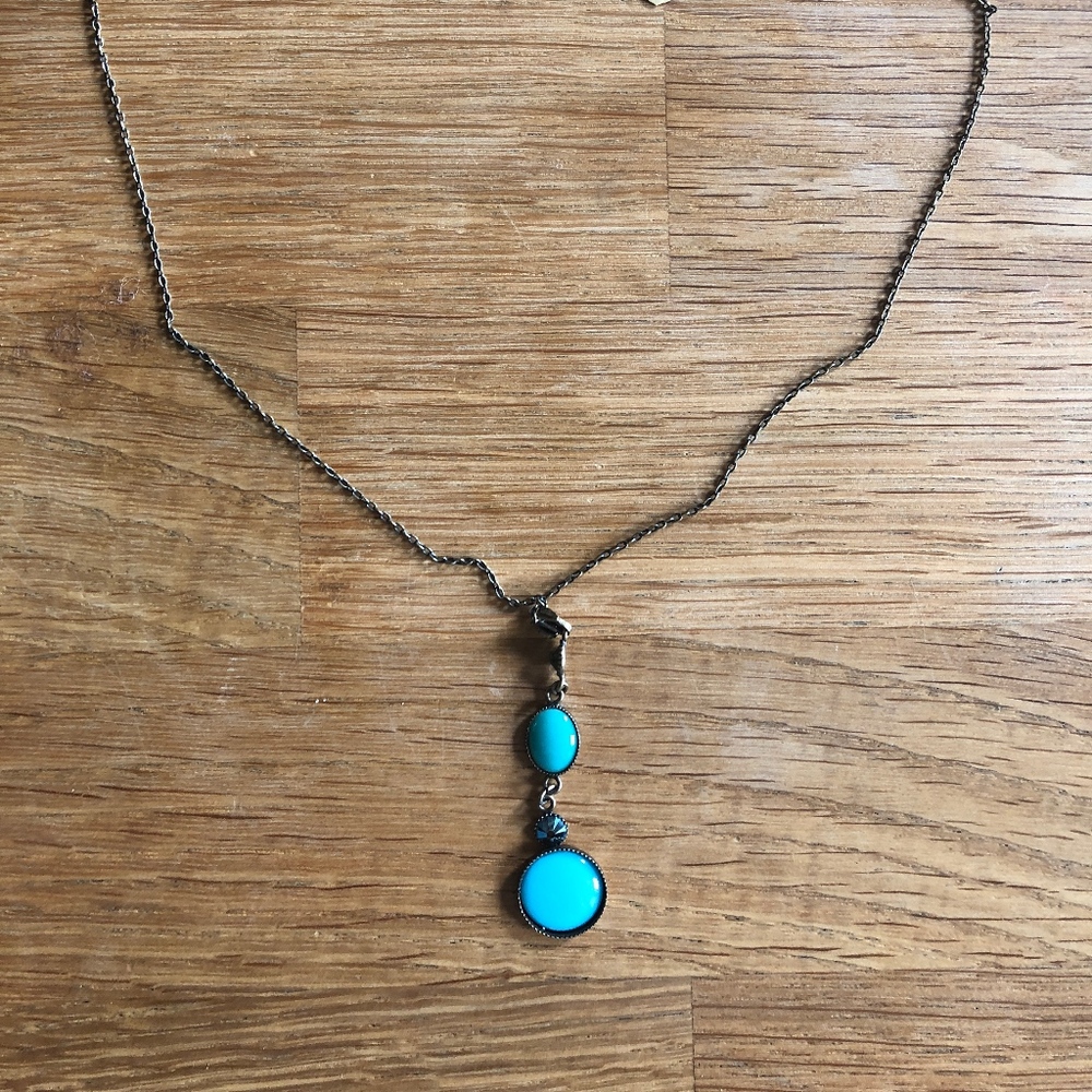 Konplott by Miranda Ko Turquoise Pendant Necklace